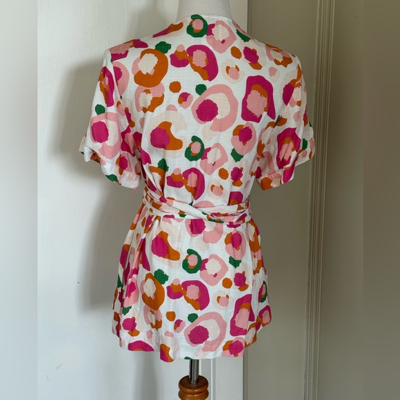 Emily McCarthy wrap front floral blouse - Picture 2 of 7